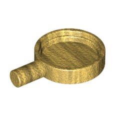 Pearl Gold Minifig, Utensil Frying Pan