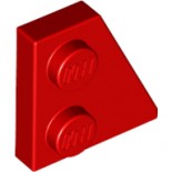 Red Wedge, Plate 2 x 2 Right