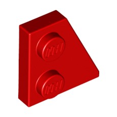 Red Wedge, Plate 2 x 2 Right