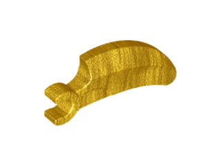 Pearl Gold Barb / Claw / Horn - Large with Clip
