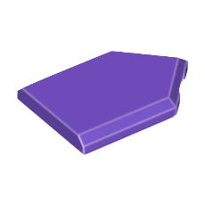 Dark Purple Tile, Modified 2 x 3 Pentagonal