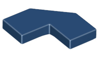 Dark Blue Tile, Modified 2 x 2 Corner with Cut Corner
