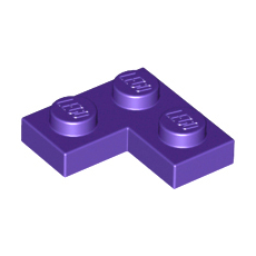 Dark Purple Plate 2 x 2 Corner