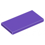 Dark Purple Tile 2 x 4