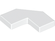 White Tile, Modified 2 x 2 Corner with Cut Corner