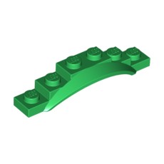 Green Vehicle, Mudguard 6 x 1 1/2 x 1 with Arch