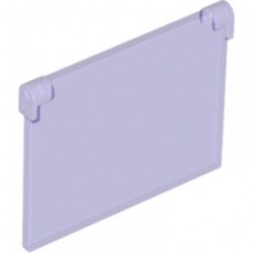 Trans-Purple Glass for Window 1 x 4 x 3 - Opening