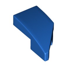 Blue Wedge 2 x 1 with Stud Notch Left