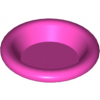 Dark Pink Minifigure, Utensil Dish 3 x 3
