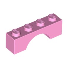 Bright Pink Brick, Arch 1 x 4