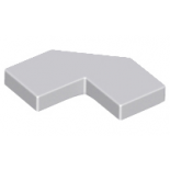 Light Bluish Gray Tile, Modified 2 x 2 Corner with Cut Corner