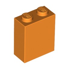 Bright Light Orange Brick 1 x 2 x 2 with Inside Stud Holder
