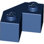 Dark Blue Brick, Modified Facet 2 x 2
