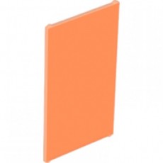 Trans-Neon Orange Glass for Window 1 x 4 x 6