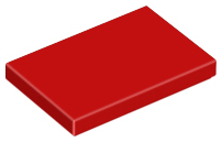 Red Tile 2 x 3