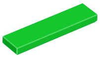 Bright Green Tile 1 x 4