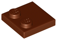 Reddish Brown Tile, Modified 2 x 2 with Studs on Edge