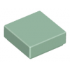 Sand Green Tile 1 x 1 with Groove