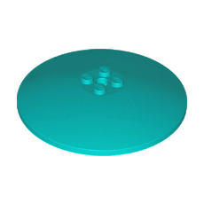 Dark Turquoise Dish 8 x 8 Inverted (Radar)