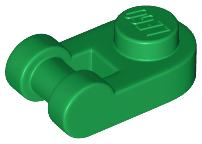 Green Plate, Modified 1 x 1 Rounded with Handle