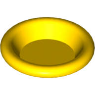 Yellow Minifig, Utensil Dish 3 x 3