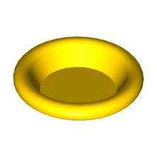 Yellow Minifig, Utensil Dish 3 x 3