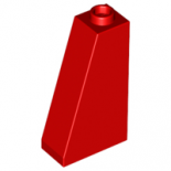Red Slope 75 2 x 1 x 3 - Hollow Stud