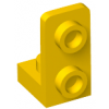 Yellow Bracket 1 x 1 - 1 x 2 Inverted