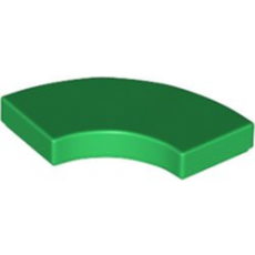 Green Tile, Round Corner 2 x 2 Macaroni