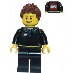 Lego Store Employee, Male, Black Shirt