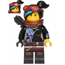 Lucy Wyldstyle with Black Quiver, Reddish Brown Scarf and Goggles, Open Mouth Smile / Angry